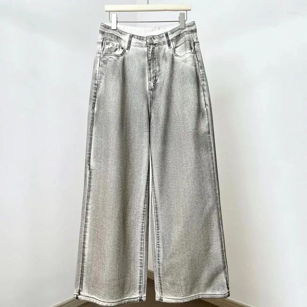 Herren Jeans 2024SS High Street Clean Fit Casual Vielseitiger Vintage gewaschene Jogginghose Streetwear Hosen Hosen Tech -Wear -Kleidungsstücke