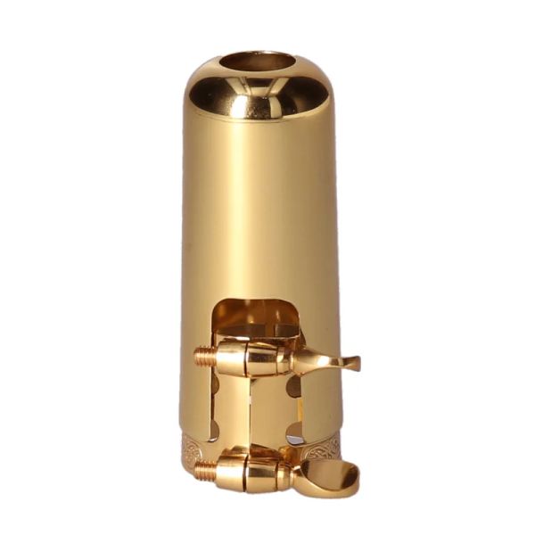 Ajuste de parafuso duplo do saxofone Sáxofone de ligadura compacta liga sax durável para saxofone alto