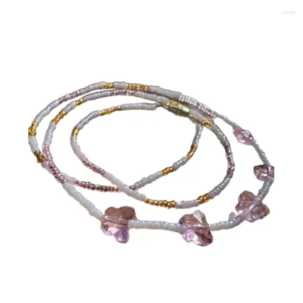 Cinture da ragazza catena della vita bohemian perle per perle per perle per le fughe da spiaggia hxba