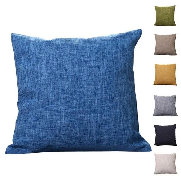 Travesseiro youzi 1pc Caso quadrado moderno simples colorido de cor de cor de cor da casa decorativa (40 x 40cm)