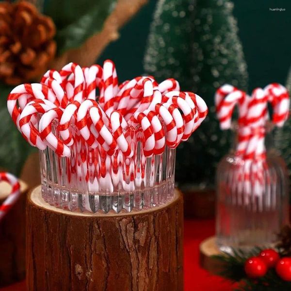 Decorações de Natal Candy Cane Jewelry Mint Decoração de Mini Árvore de Mini Pingente