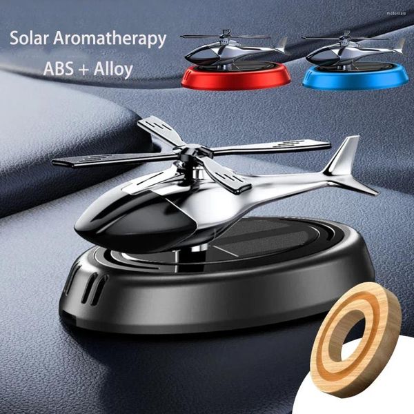 ROTAÇÃO DE ROTAÇÃO DE SOLAR DE HELICOPTER AR LIGADO DE AR ABRO ABS DE FRAGRANÇA AUTO