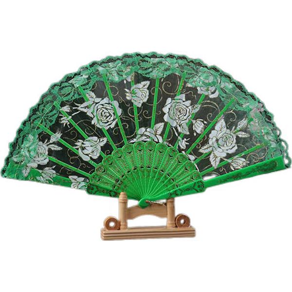 Ventola pieghevole in pizzo rosa Chun Dance Fan Fan Fan