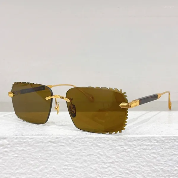 Güneş Gözlüğü Z061 Kare Çıkarsız UV400 Tasarımcı Marka Asetat Alaşım En Kaliteli Erkekler Araba Gözlükler Kılıf