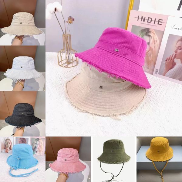 ведро шляпа боб шляпа для мужчин женщин Каскатт широкий дизайнерская шляпа Солнце Солнце предотвратить Gorras Outdoor Beach Canvas Designer Designer модные аксессуары HJ027
