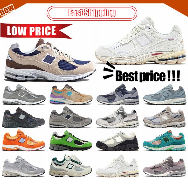 Nuove scarpe designer casual 2002s uomini da uomo sneaker marittimi di lavoro nero da lavoro beige green forcher da uomo da donna sport sports running allenatore morbido di alta qualità di alta qualità