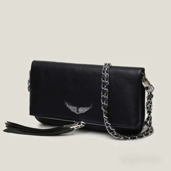 Zadig Voltaire Bag ZV Chains Bags Sace Sac Zadig Voltaire Designer Wings Wings Riamond Iranding Woman Bag Women Sucket Budbet Sumbet Cold C 739