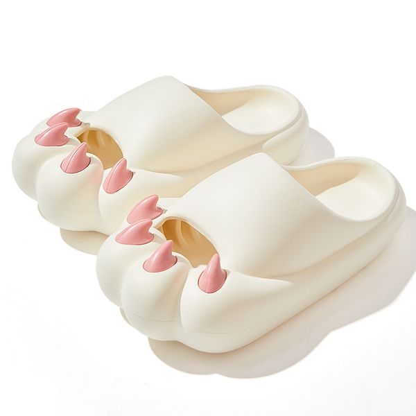 Designer gostoso banheira de banheiros lesão feminino sandálias rosa amarelo verde branco feminino fofo tamanho 36-41 gai