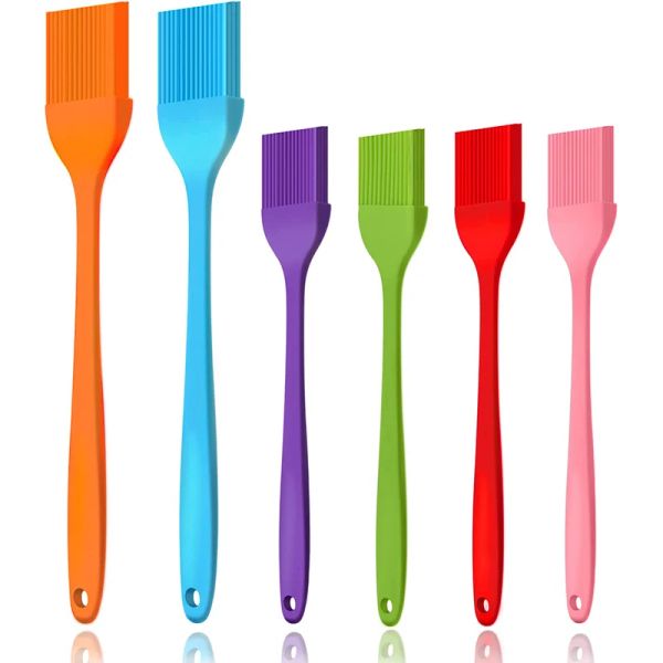 Grills Lmetjma Silicone Basting Pincel Upgrade Atualize a escova de escova de pastelaria resistente a calor para churrasco cozinhar cozimento e grelhar jt63