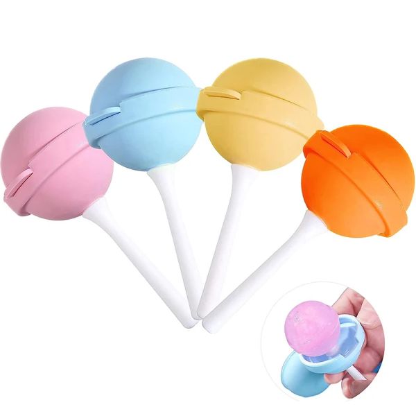 Ferramentas Lmetjma mini silicone picolé molde diy gelo pop molde Lollipop sorvete de sorvete molde fabricantes de picolé para crianças para mordidas de ovo JT181