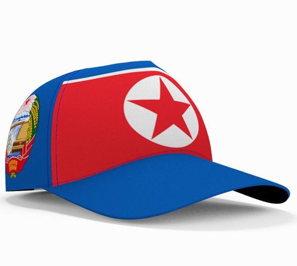 Ball Caps Северная Корея бейсбол 3D изготовленные на заказ номеры команда KP Hats PRK Country Travel Corean Nation Flags Flags Headgear 21745798