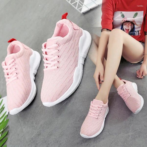 Lässige Schuhe Frauen Sneaker Mesh Light Running Sport Zapatillas Mujer de Deportiergröße 36-40 Großhandel