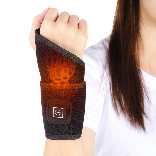 Elektrische Heizungs Handgelenkmassage -Klammer warme Arthritis Armband Kompress Physiotherapie Gerät Fitness Wrister Gelenkpflege 240424