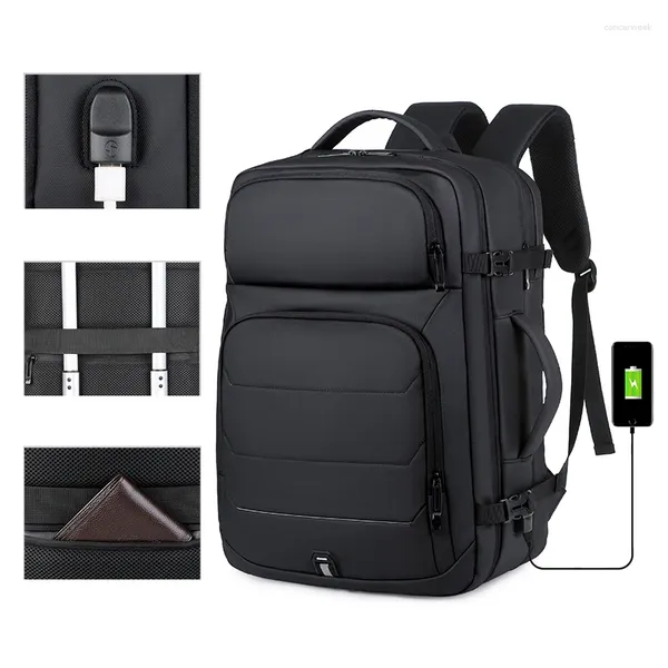 Zaino Summer Men Multiyer Design Design Borse per ragazzi Backpack di laptop impermeabile Viaggio di grande capacità