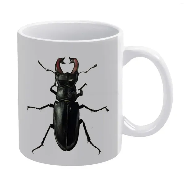 Canecas Besia White Caneca Branco 11 oz Caso de Cerâmica Funny/Chá/Cacau Bug exclusivo Bug Inspecione Bugs Insetos Nature Animal Creature Bea Bea