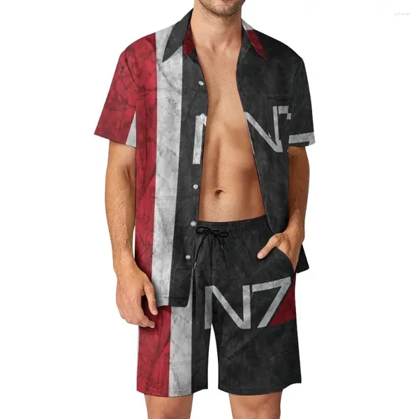 Herren Trailsuits Strandanzug Masseneffekt N7 Minimalistisches Design zum Verkauf 2 Stück Vintage Home Graphic