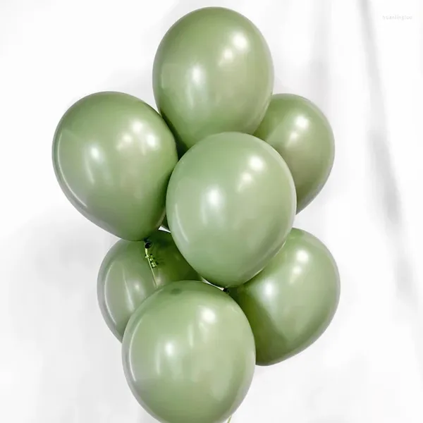 Decorazione per feste 50/100 pezzi Avocado Green Latex Balloons nozze Baby Shower Birthday Decorations Air Globos Kids Kids Toys