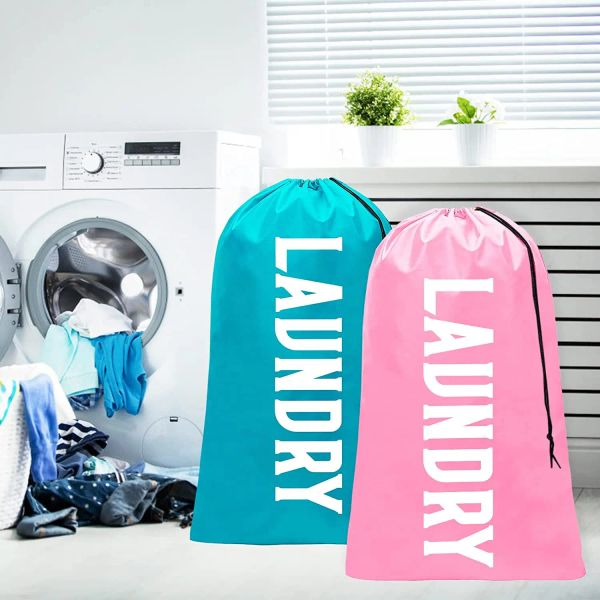 Organisation XL Travel Waundry Bags Dirty Clothes Organizer Machine Waschable Easy Fit a Wäscheskorb oder Korb