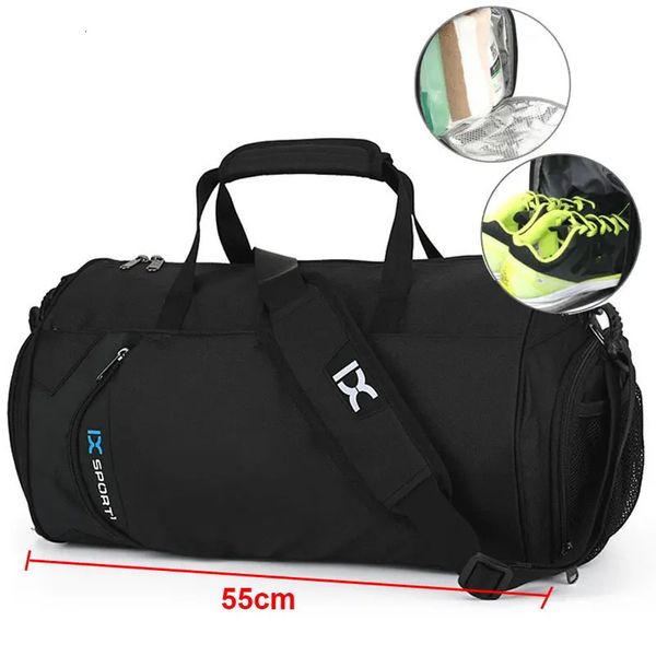 Men Bolsa de ginástica molhada para ioga Mulheres treinando Tas Travel Sac De Sport ao ar livre Sapatos femininos Fitness WeekEnder Bolsas de ombro 240415