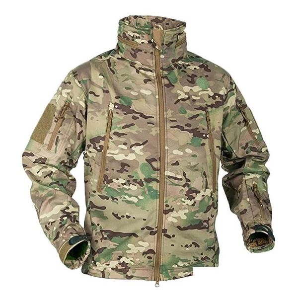 Altri articoli sportivi per pile militare invernale uomini morbidi guscio tattico impermeabile dell'esercito camouflage abbigliamento soft -soft mticam win dhfbs
