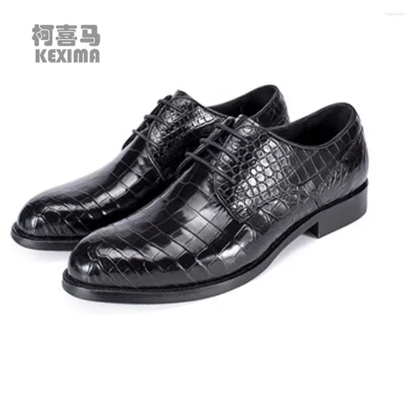 Scarpe eleganti piliyuan thailandia coccodrillo uomo in pelle britannica maschio maschio business sola morbida