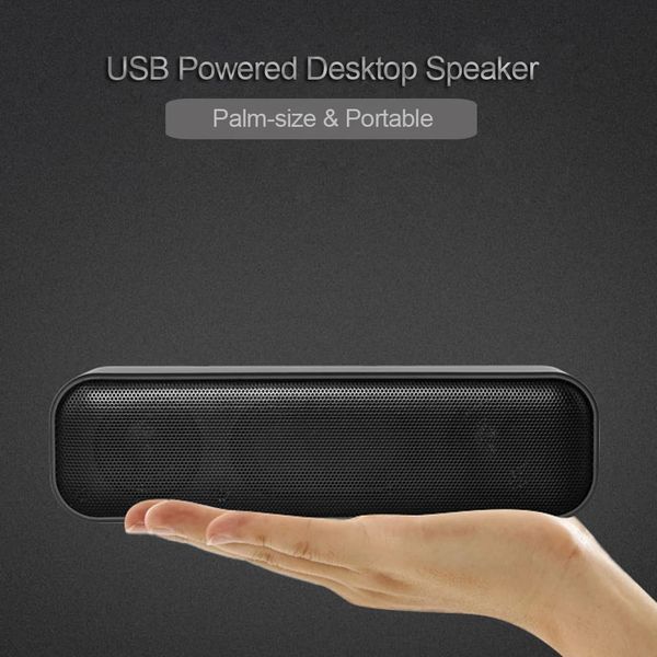 HK-5008 Usb Power Som SondBar Desktop Ser Wired Computer Sound Box for TV Desktop Laptop com 2 subwoofers Music Player 240422