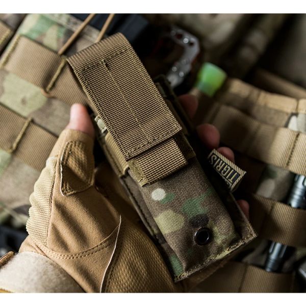 Holsters Onetigris Molle Mag Single Pistol Mag Pouch 1000D Nylon Glock Magazine Cintura a vita Multitool Fhaster