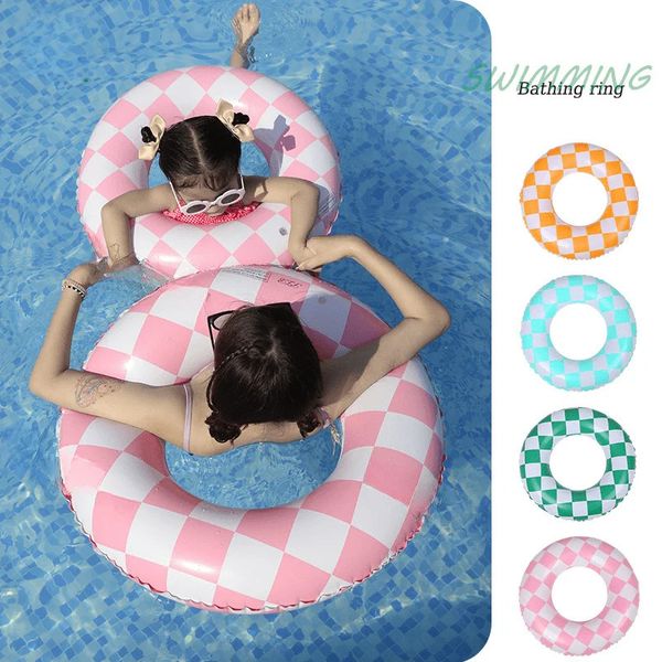 1 pcs anello di nuoto in PVC PVC bambini adulti ad ispessioni ad anello di nuoto.