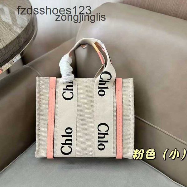 Borse borse alla moda tote da donna cloee borse outlet borse woody tela designer 2024 lettere stampate shopping grande capacità versatile t wgsj