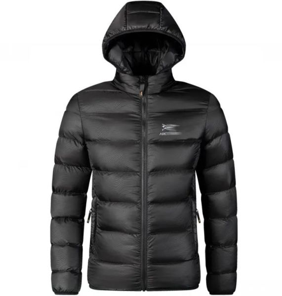 Giacche da uomo inverno ininteso con cappuccio ininteso addensato giacca parka logo cappotto casual manica a goccia per outdoor drop di consegna tessuto dhvmd