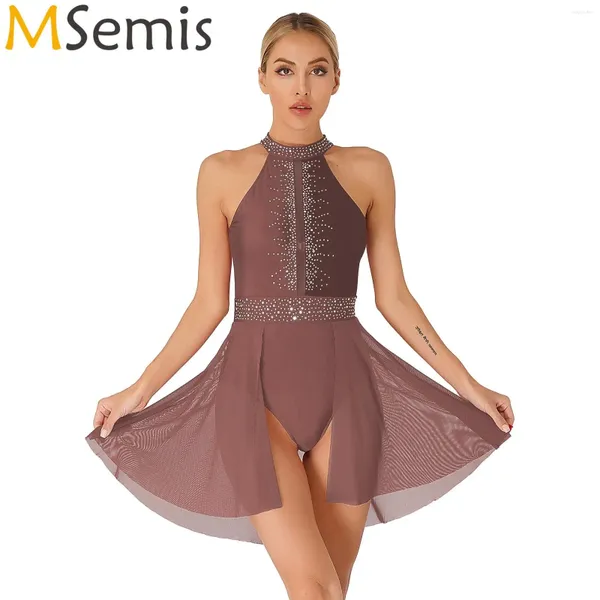 Vestido de patinação artística de figuras femininas