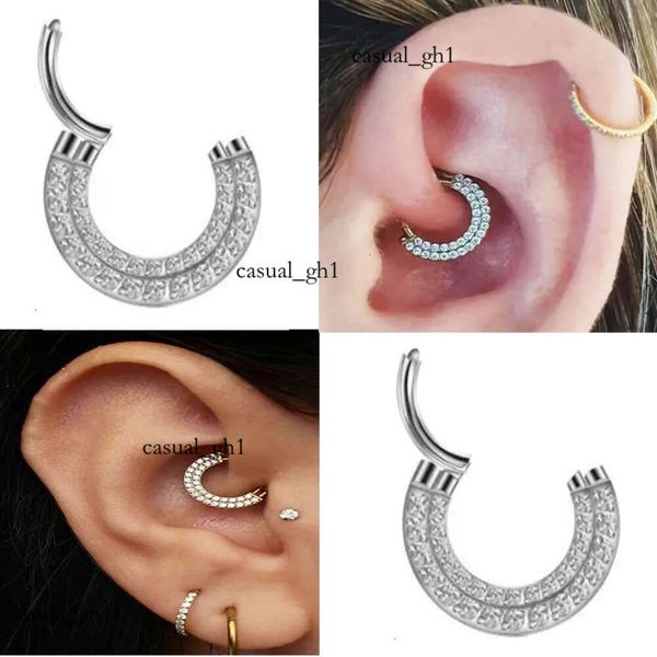 Pulsanti a campana dell'ombelico G23 Piercing Hoop Piercing a doppio strato con