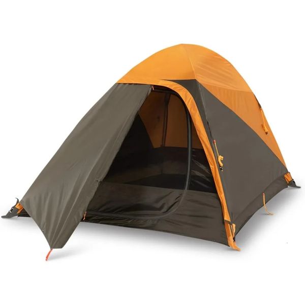 Tenda de três temporadas acampamento de camada direta backpack de tenda de alumínio quadro com porta única e vestibuleOutdoor 240422