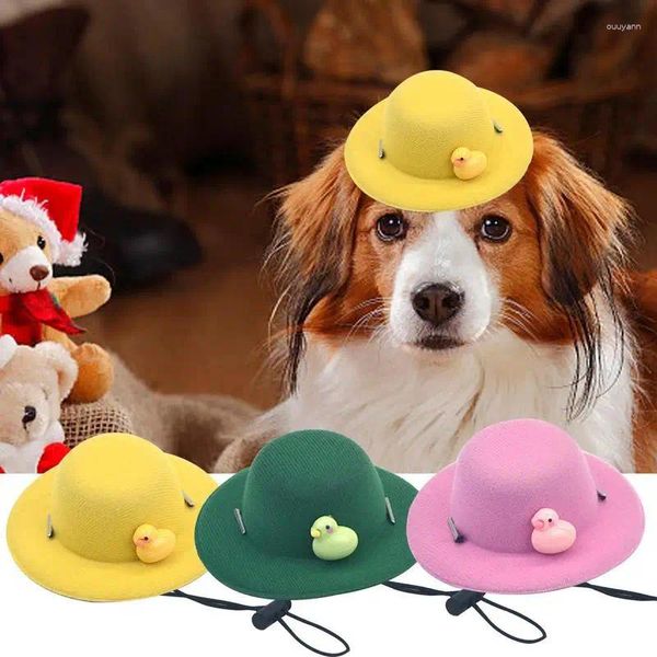 Шляпа для собак портативная утка дизайн регулируемое домашнее животное головное убор