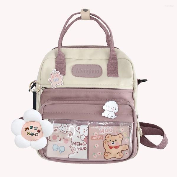 Bolsas de escola de escola Backpack Kawaii Casual 10.23x9.44x3.54in JK Saco uniforme para presente ao ar livre