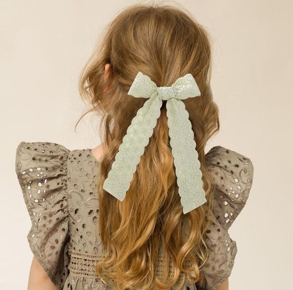 Bow nastro vintage Cuci per capelli carini Clip laterali artigliate per donne ragazze regalo per le feste per matrimoni Accessori per capelli.