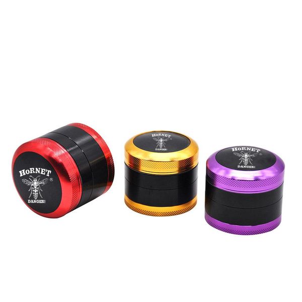 Smok Shop Wee Grinder Multicolor Metal Smoking Herb Briers 4Layers 53mm Air Craft Aluminium Spices Crusher Cigarro Miller Tobacco Grinder Herbal Wholesale Bo