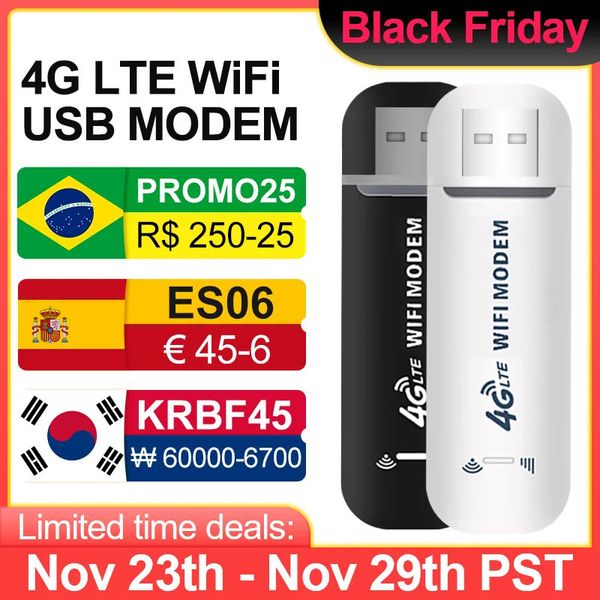 4G LTE Wireless Router USB Dongle 150ms Modem Stick Mobile Broadband Sim Card Adapter WiFi Adattatore Home Office 240424