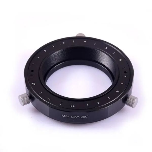 Optics Hercules M42/M48/M54 CAA 360 ° Adattatore ad angolo della telecamera del rotatore Adattatore S8268/S8252/S8261