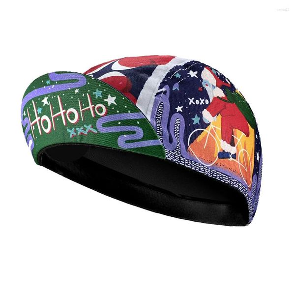 Capitões de bicicleta Happy Hapt in Christmas Donkey Cap for Women Breathable confortável e durável