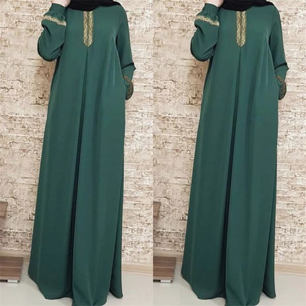 Femme Musulmane Ramadã Khimar Abaya Arábia Saudita Turquia Islã Islã Vestido Muslim Roupes Africanos para mulheres KA Robe 240423