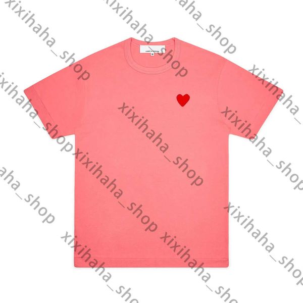 Commes des Garcon Play футболка для рубашки CDGS Дизайнер рубашки Tee Com des Garcons Play Heart логотип для печати