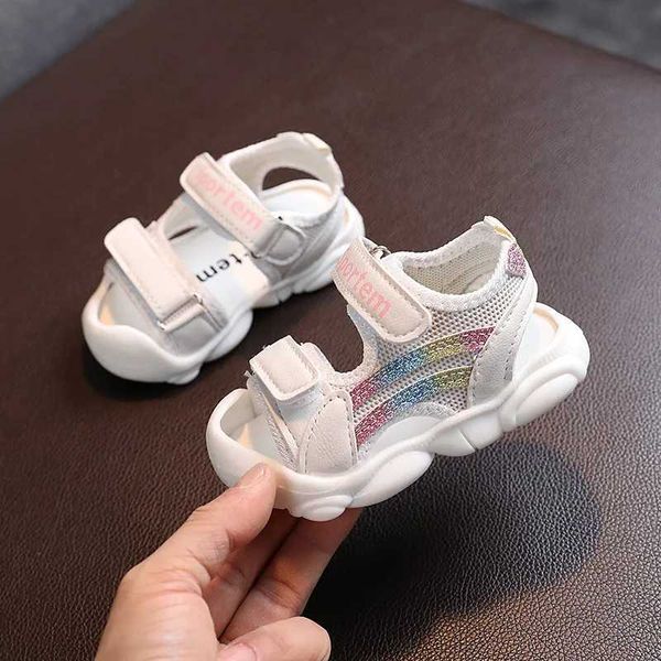 Сандалии детские сандалии обувь для девочек 1 год летняя мягкая подошва не скольжения спортивные сандалии