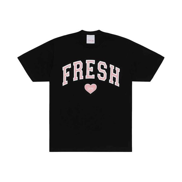 Herren-T-Shirts Rniolo Tripletts t Fresh Love Varsity Merch Print T-Shirts Sommer Unisex Fashion Funny Casual Short Slve T240425