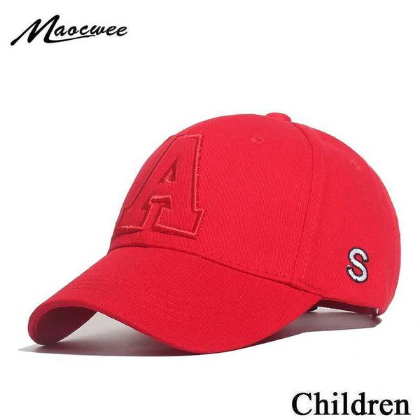 Ball Caps Letter Summer Hat Lettera ricamata per bambini da baseball Cartoon Hip Hop Snap Girl Boy Bone Q240429