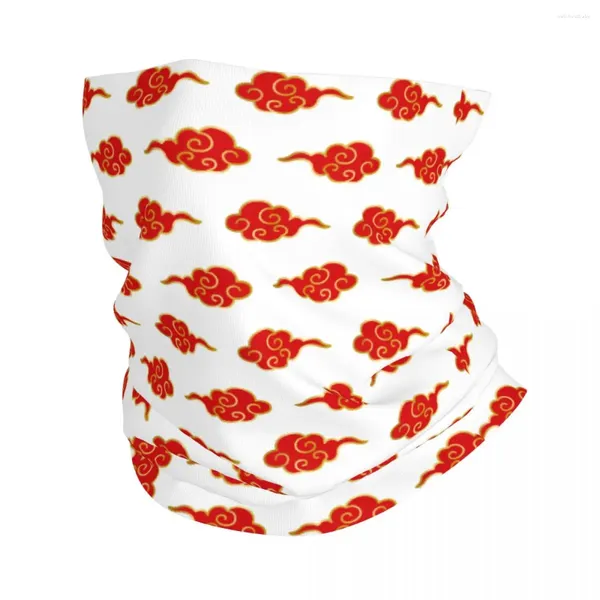 Sciarpe nuvole rosse bandana collo gallatto stampato di balaclavas maschera sciarpa multifunzionale escursionismo per uomini donne donne adulte inverno