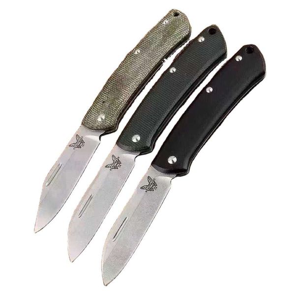 HK258 Faca tática Coldsteel G10 Holota de aço ao ar livre Caminhada portátil Faca dobrável portátil