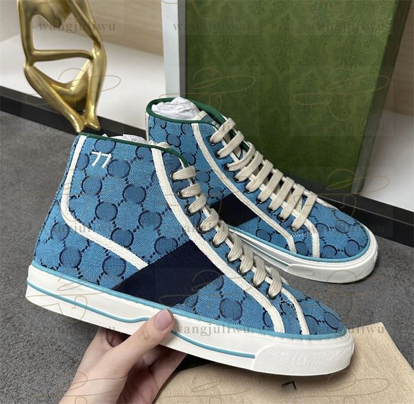 Designer Männer High Top Tennis 1977s Sneaker Women Low Top Casual Canvas Outdoor -Trainer gestickt gewaschene Jacquard Denim Fashion Classic Run Away Sneakers