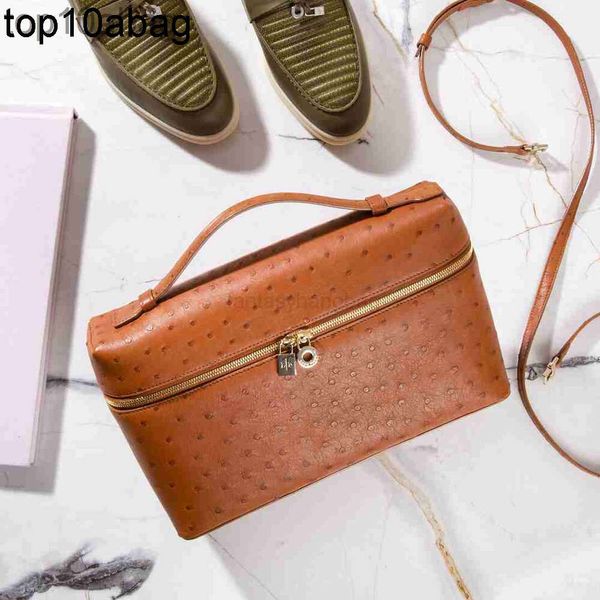 Loro Piano Bag Luxury Extra Pocket L19 Mini Bag Women Mens Menuine Leather Tote Mudbag Sumbag Cross Body Designer Clutch Clutch Top Top Hare