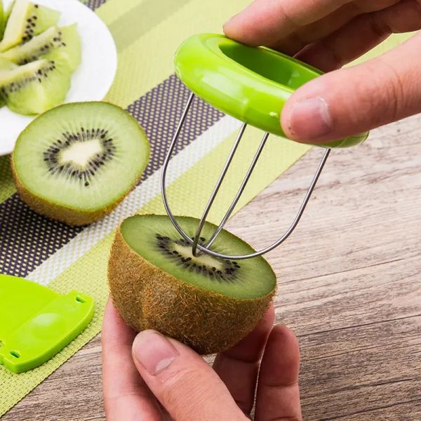 Kiwi Cutter Küche abnehmbare kreative Fruchtschäler -Salat -Kochwerkzeuge Zitronenschale Gadgets Küchengeräte und Accessoires 2024429